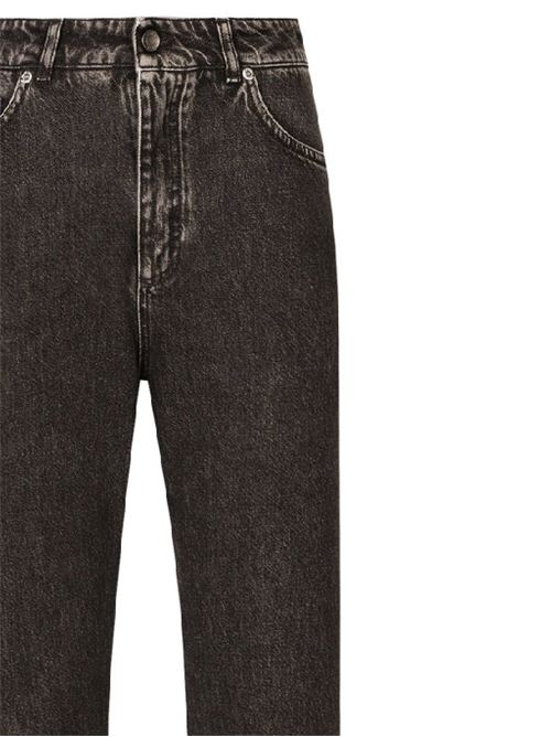 Black cotton denim logo jeans DOLCE&GABBANA | FTC7CDG8LV5S9001